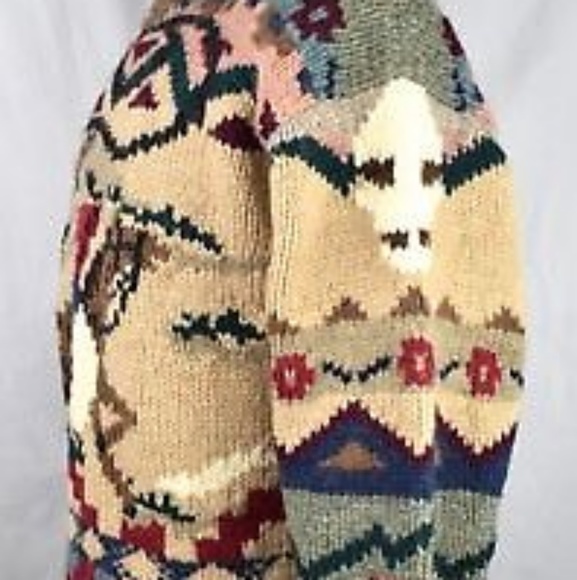 Vintage,Ralph Lauren blue label western sweater - Picture 2 of 4